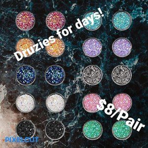Stainless steel stud earrings